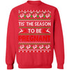 Tis The Season Christmas Pregnancy Announcemen Ugly Sweater T-Shirt & Sweatshirt | Teecentury.com