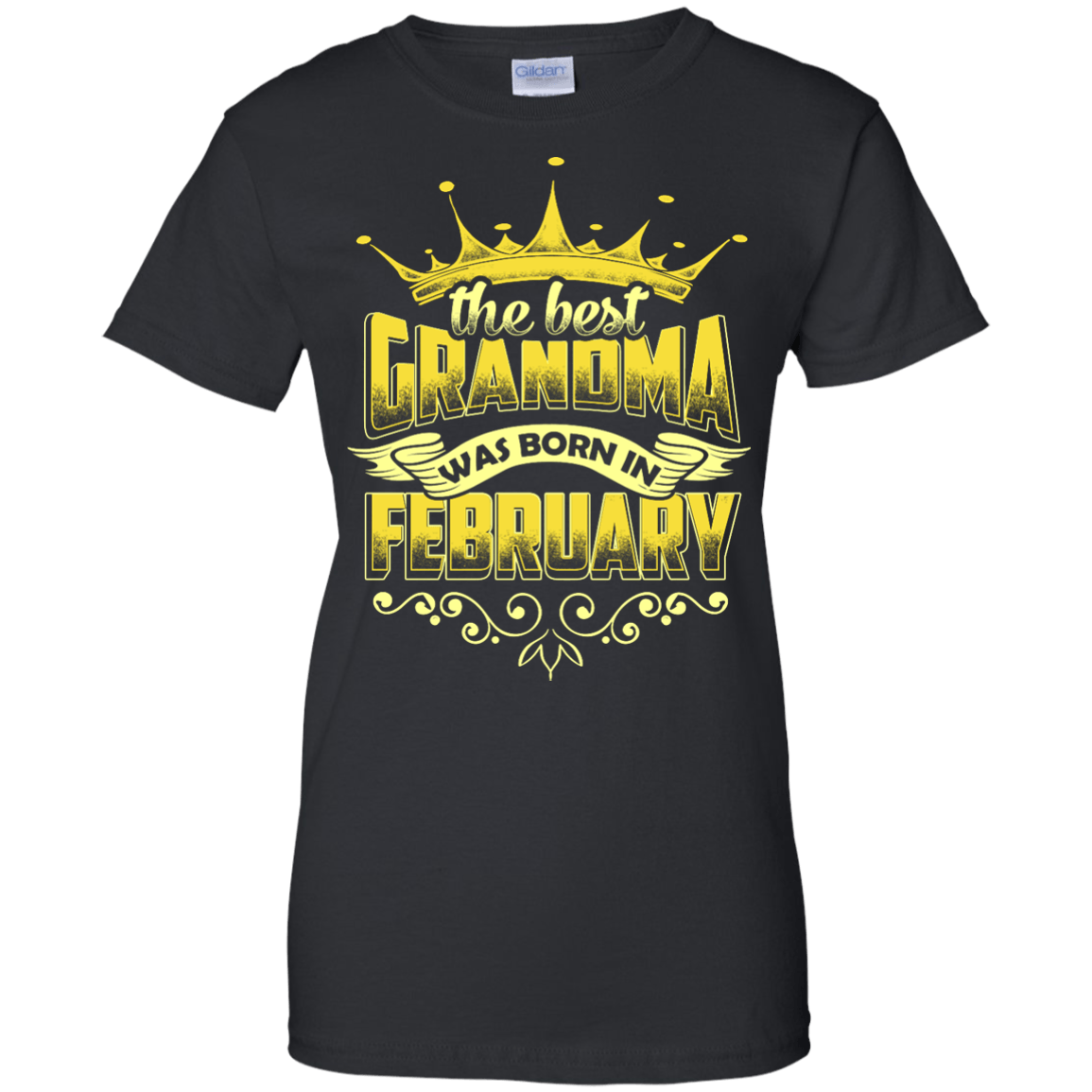 The Best Grandma Was Born In February T-Shirt & Hoodie | Teecentury.com