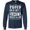 I'm A Proud Son In Law Of A Freaking Awesome Father In Law T-Shirt & Hoodie | Teecentury.com