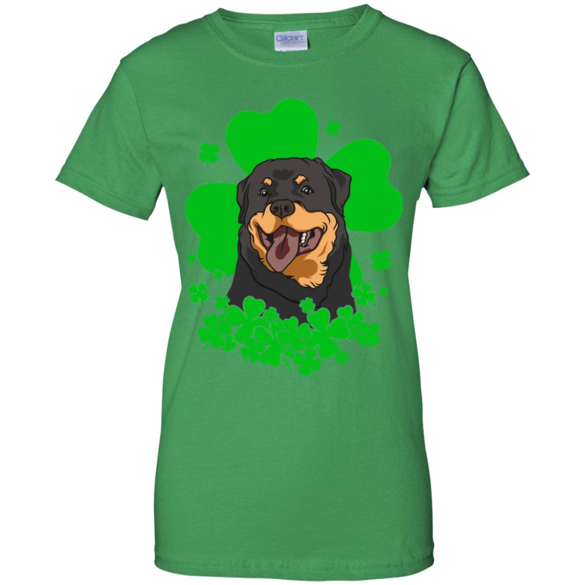 Rottweiler St. Patrick's Day Clovers T-Shirt & Hoodie | Teecentury.com