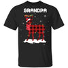 Grandpa Deer Red Plaid Christmas Family Matching Pajamas T-Shirt & Sweatshirt | Teecentury.com