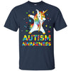 Dabbing Unicorn Puzzle Autism Awareness For Girls Youth Youth Shirt | Teecentury.com