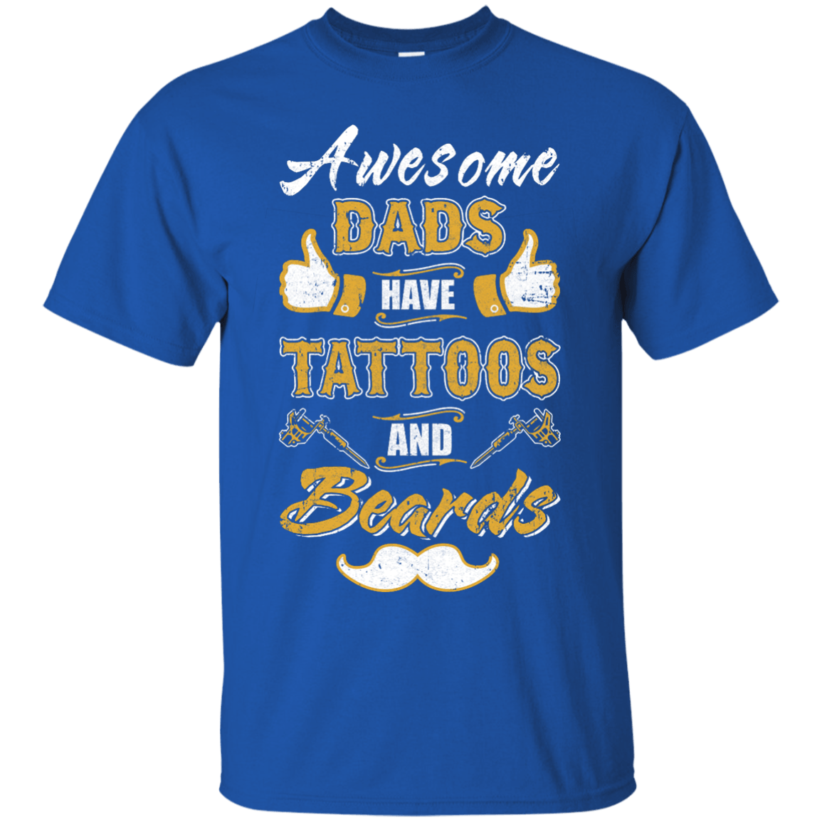 Awesome Dads Have Tattoos And Beards T-Shirt & Hoodie | Teecentury.com