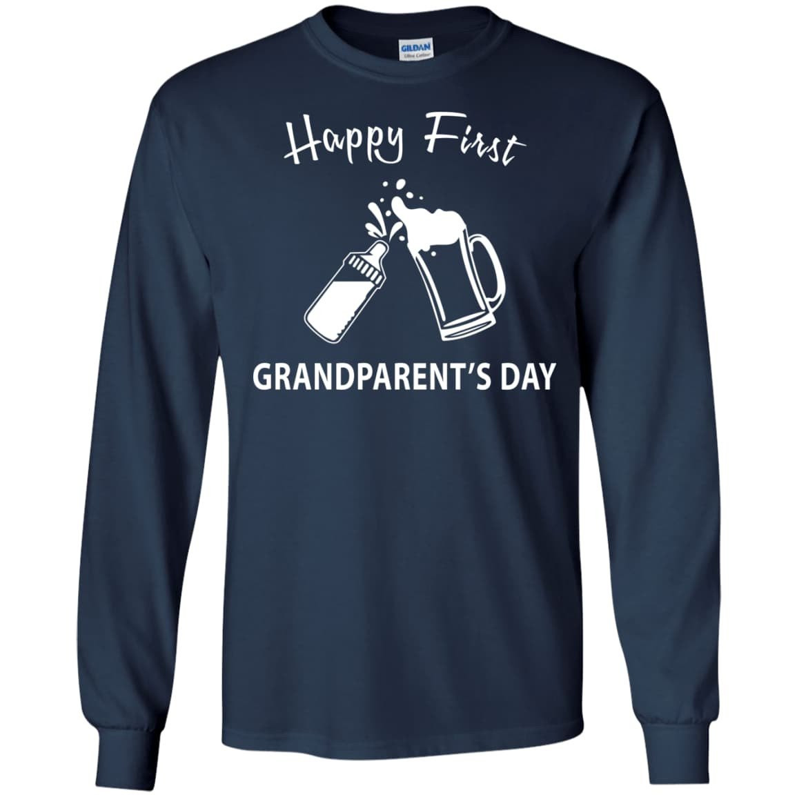 HAPPY FIRST GRANDPARENT'S DAY T-Shirt & Hoodie | Teecentury.com