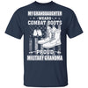 My Granddaughter Wears Combat Boots Proud Military Grandma T-Shirt & Hoodie | Teecentury.com