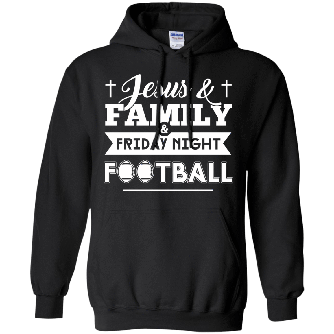 JESUS FAMILY Friday night FOOTBALL T-Shirt & Hoodie | Teecentury.com