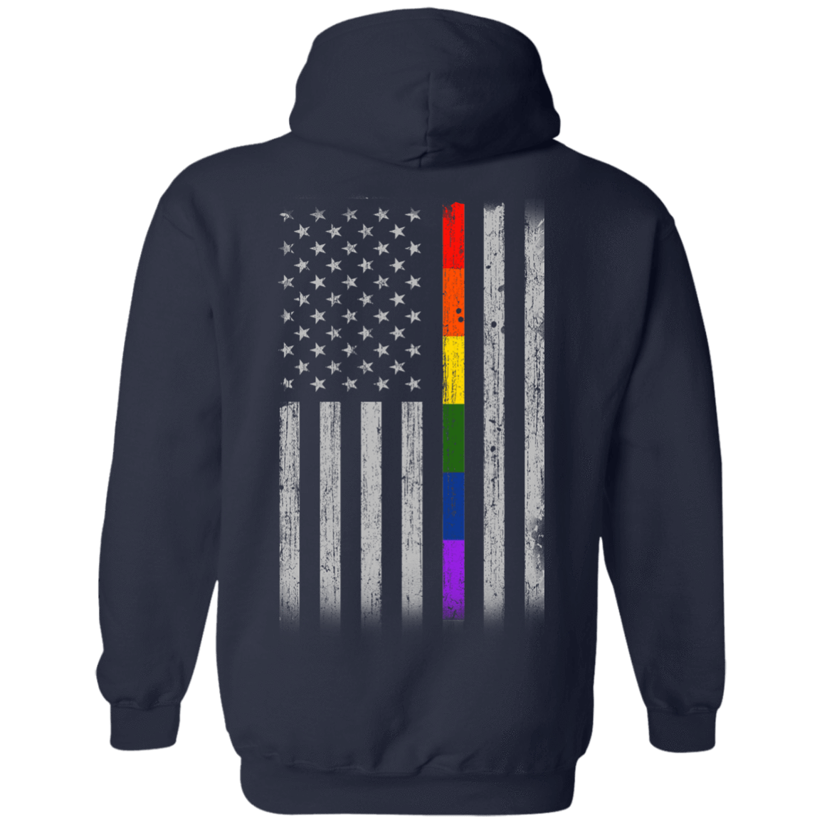 Rainbow Lesbian Gay Pride LGBT America Flag T-Shirt & Hoodie | Teecentury.com
