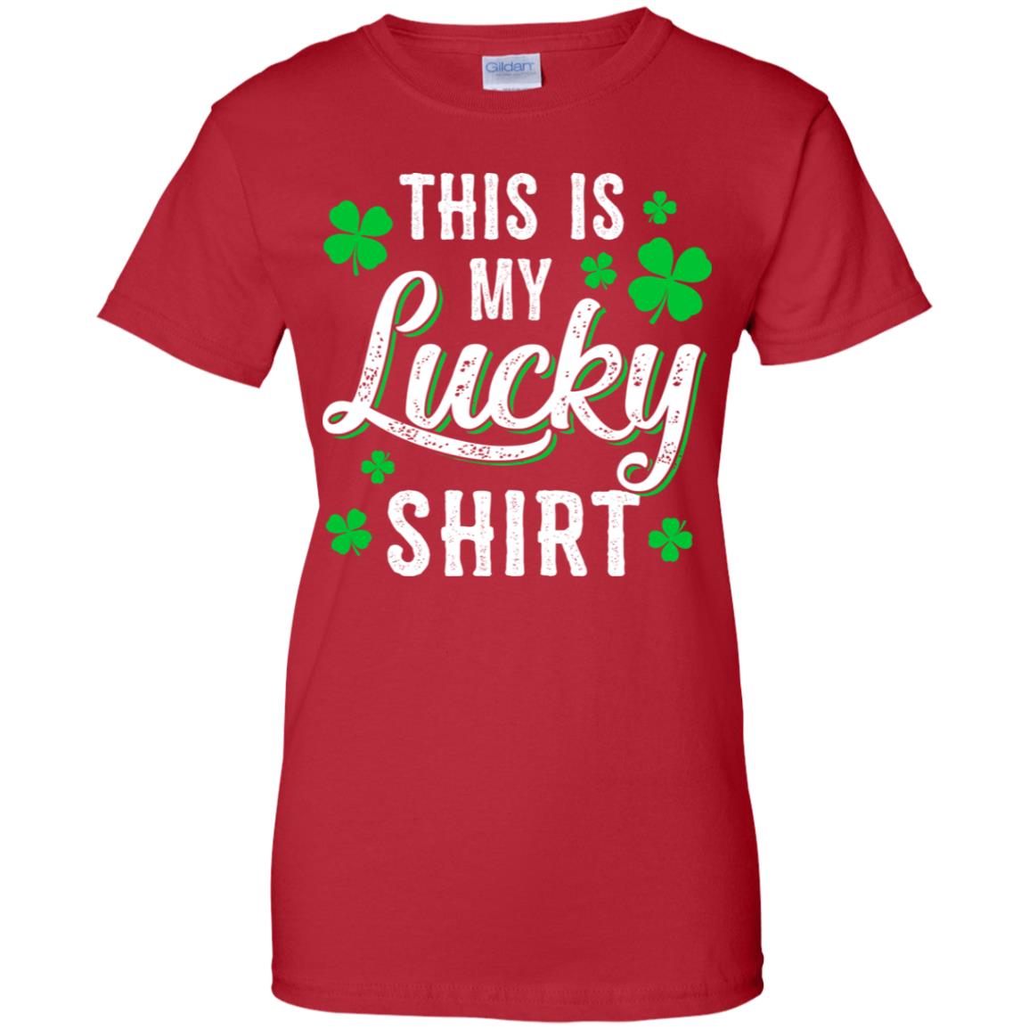 This Is My Lucky Shirt Irish Shamrocks St Patrick Day T-Shirt & Hoodie | Teecentury.com