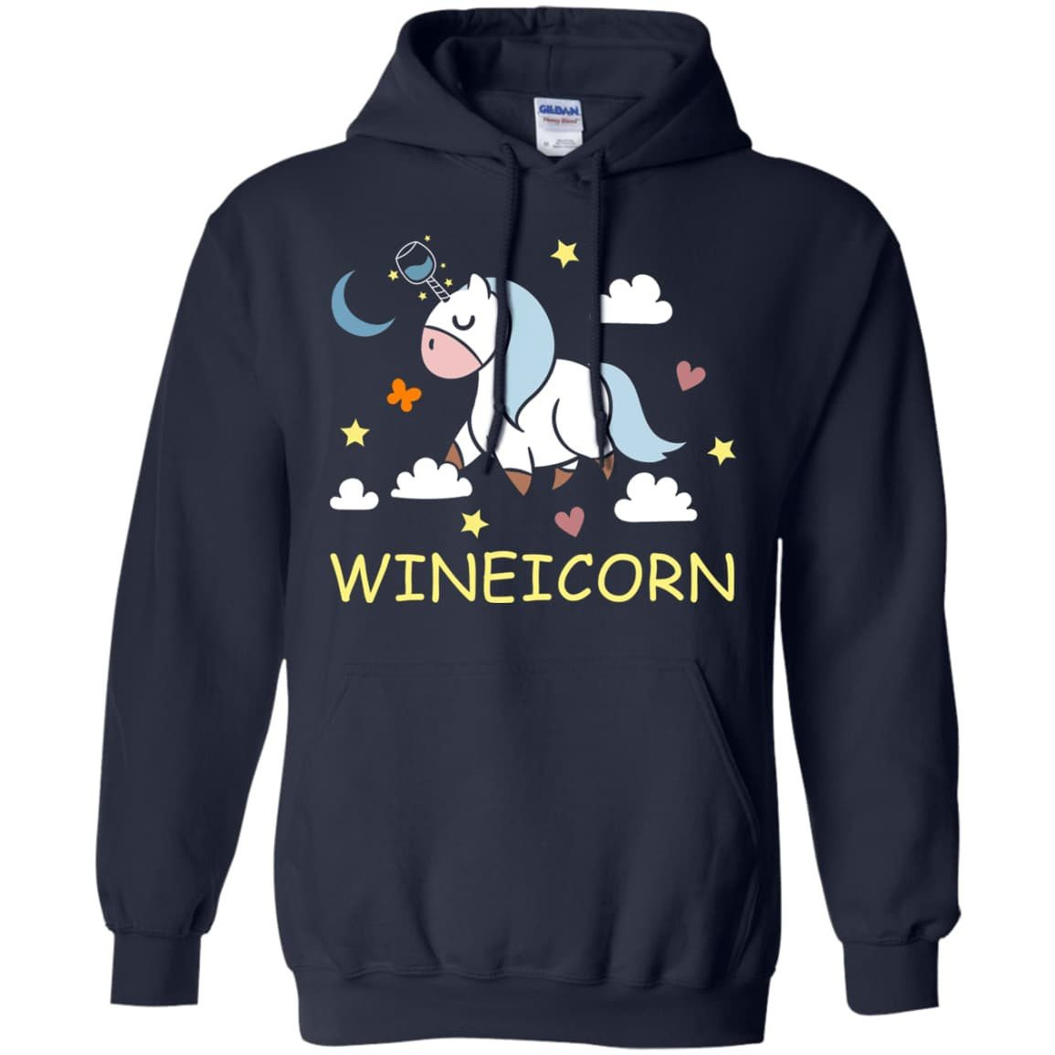 Funny Wine Unicorn Wineicorn T-Shirt & Hoodie | Teecentury.com