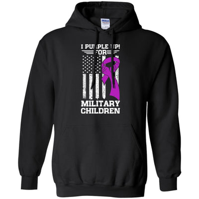 I Purple Up For Military Children Kid Child Gifts T-Shirt & Hoodie | Teecentury.com