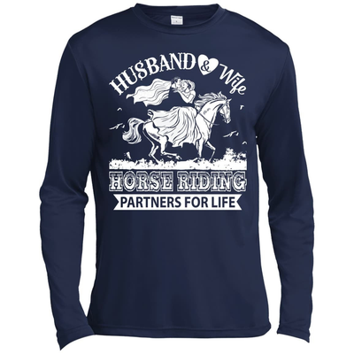 Husband And Wife Horse Riding Partners for life T-Shirt & Hoodie | Teecentury.com