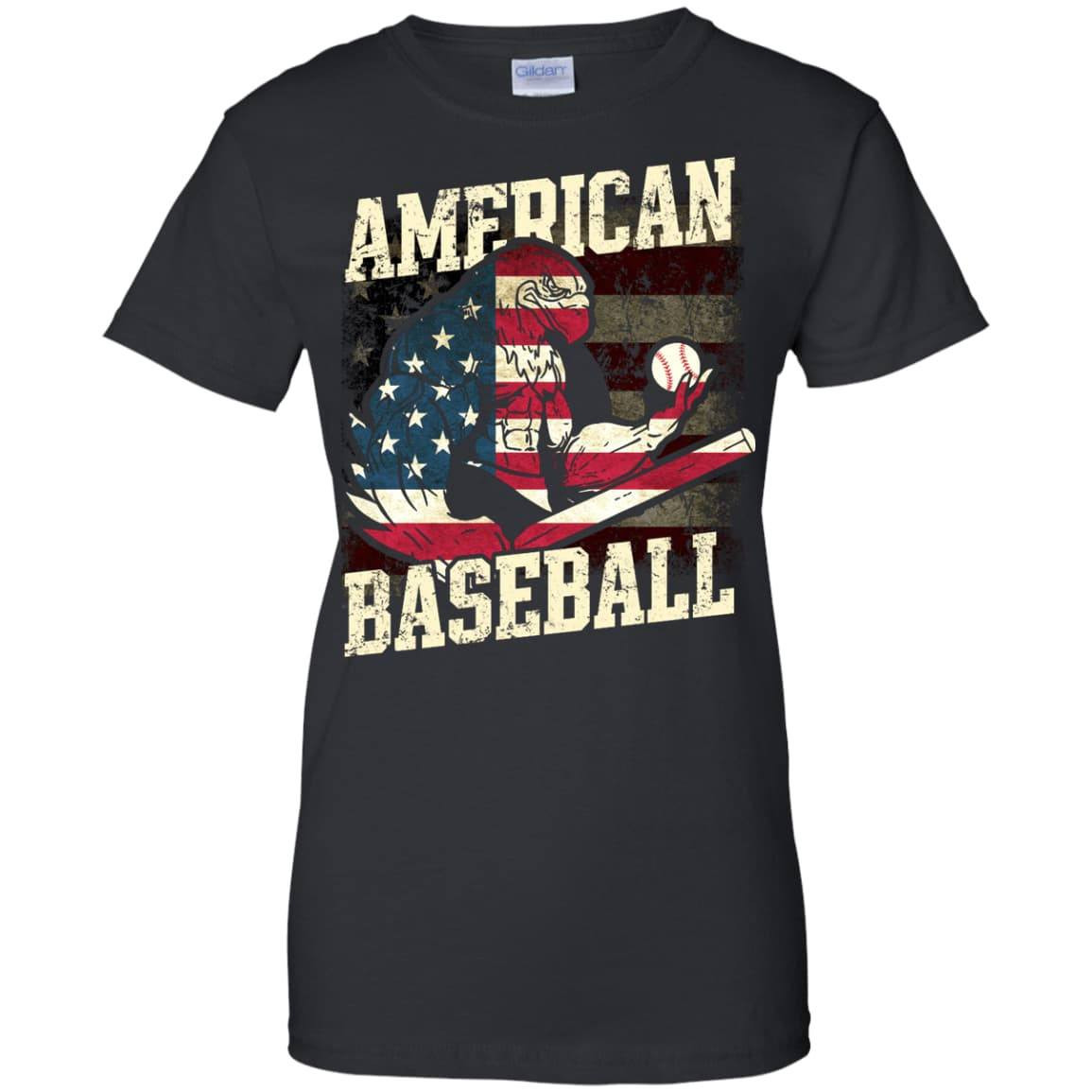 Badass Eagle American Baseball T-Shirt & Hoodie | Teecentury.com