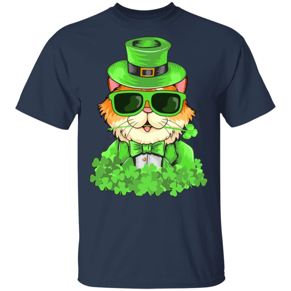 Lepurrchaun St. Patrick's Day Cat Leprechaun Paddy Day T-Shirt & Hoodie | Teecentury.com