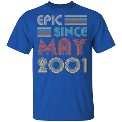 Epic Since May 2001 Vintage 21th Birthday Gifts T-Shirt & Hoodie | Teecentury.com