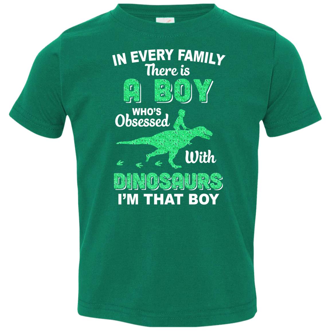 A Boy Who's Obsessed With Dinosaurs I Am That Boy Kids Youth Youth Shirt | Teecentury.com