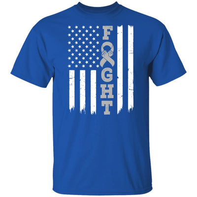 Parkinson's Disease Brain Cancer Awareness American Flag T-Shirt & Hoodie | Teecentury.com
