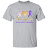 Peace Love Cure Crohn's And Colitis Awareness T-Shirt & Hoodie | Teecentury.com