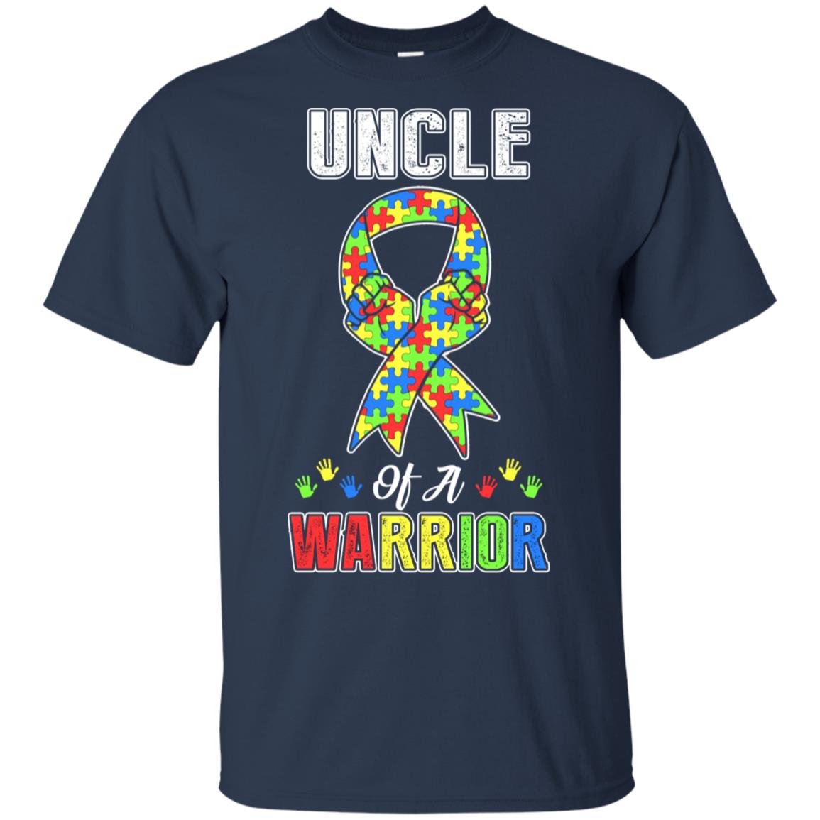 Uncle Of A Warrior Support Autism Awareness Gift T-Shirt & Hoodie | Teecentury.com