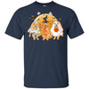 Golden Retriever Mummy Witch Dog Moon Ghosts Halloween T-Shirt & Hoodie | Teecentury.com