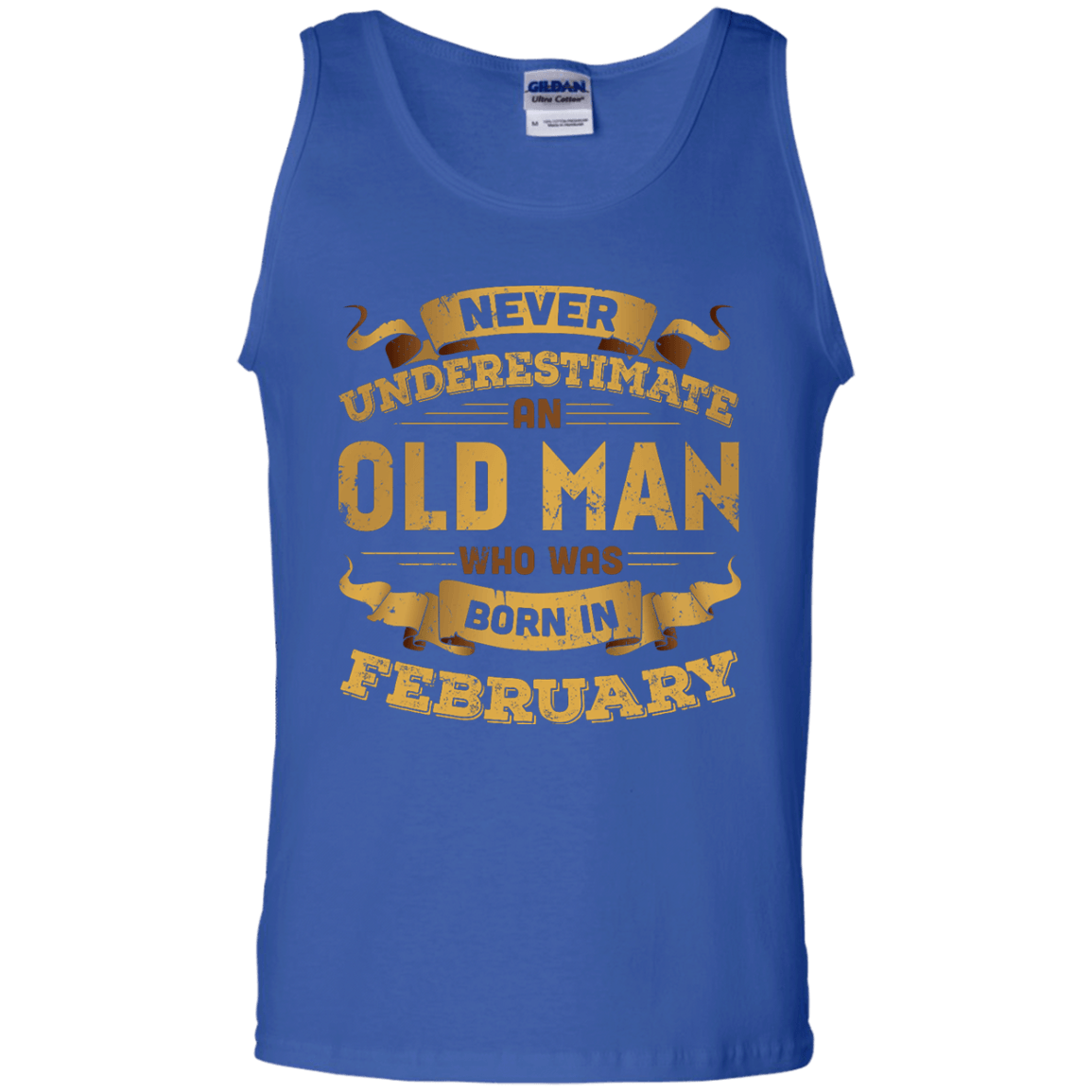 Never Underestimate An Old Man Who Was Born In February T-Shirt & Hoodie | Teecentury.com