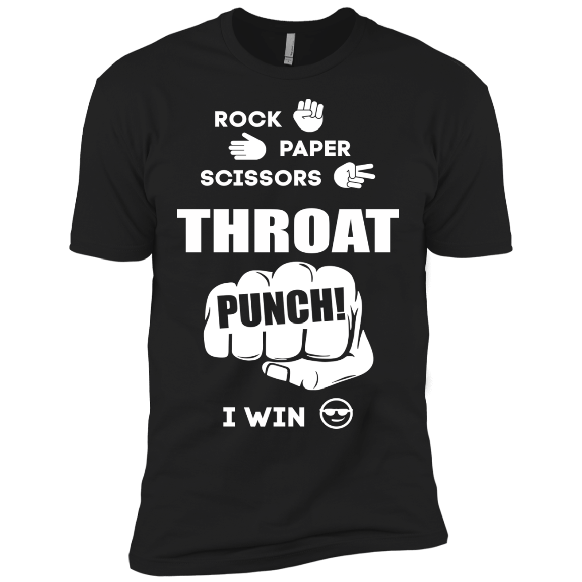 Throat Punch - I Win T-Shirt & Hoodie | Teecentury.com