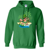 St Patricks Day Hawaiian Leprechaun Surfing T-Shirt & Hoodie | Teecentury.com