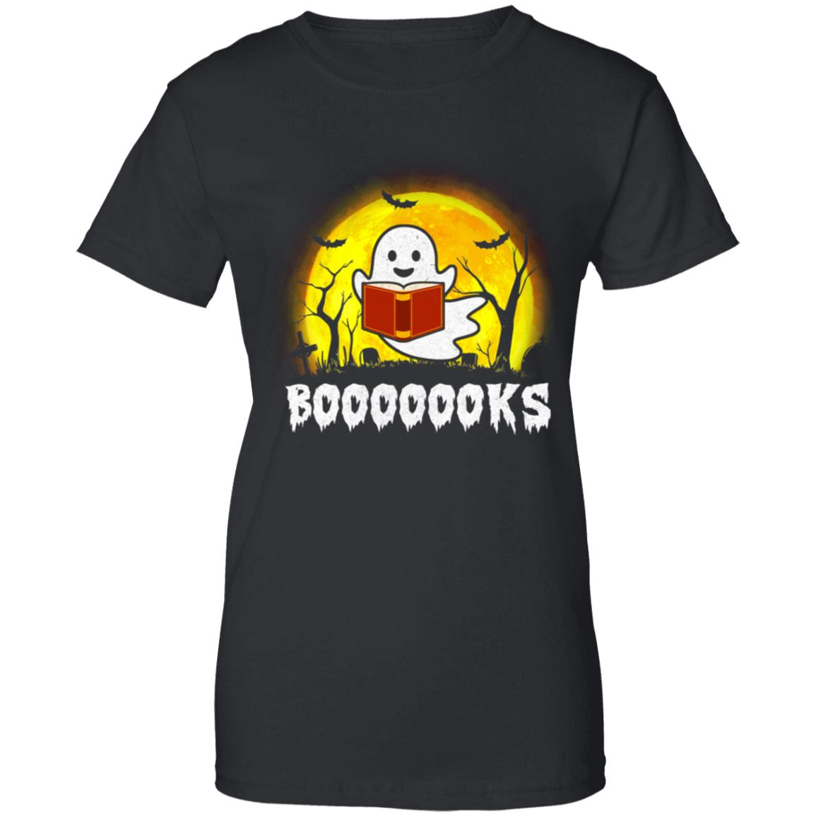 Funny Ghost Booooooks Read Books Boo Halloween Gift T-Shirt & Hoodie | Teecentury.com