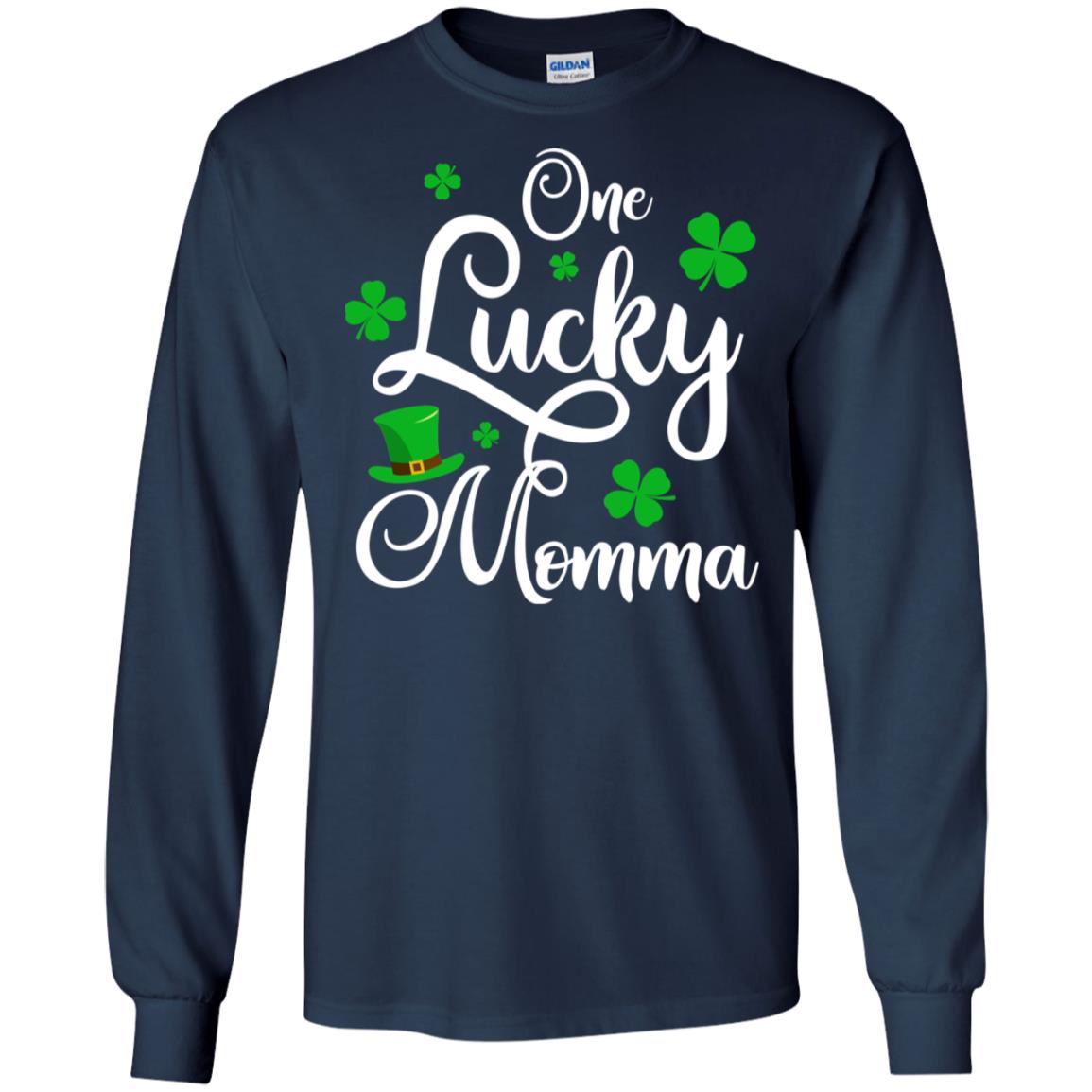 One Lucky Momma St Patricks Day For Mom T-Shirt & Hoodie | Teecentury.com