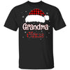 Santa Grandma Claus Red Plaid Family Pajamas Christmas Gift T-Shirt & Sweatshirt | Teecentury.com