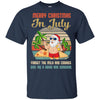 Funny Vintage Retro Santa Merry Christmas In July Gift T-Shirt & Tank Top | Teecentury.com