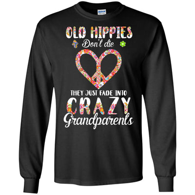 Old Hippies Don't Die They Fade Into Grandparents T-Shirt & Hoodie | Teecentury.com