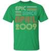 Epic Since April 2009 Vintage 13th Birthday Gifts Youth Youth Shirt | Teecentury.com