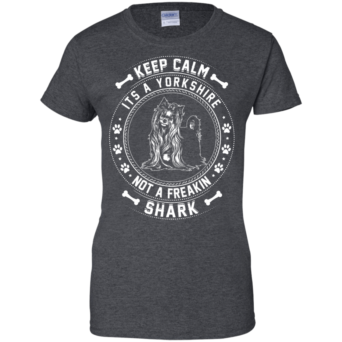 Keep Calm It's A Yorkshire Terrier Not A Freaking Shark T-Shirt & Hoodie | Teecentury.com