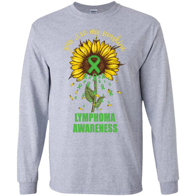 You Are My Sunshine Lymphoma Awareness T-Shirt & Hoodie | Teecentury.com