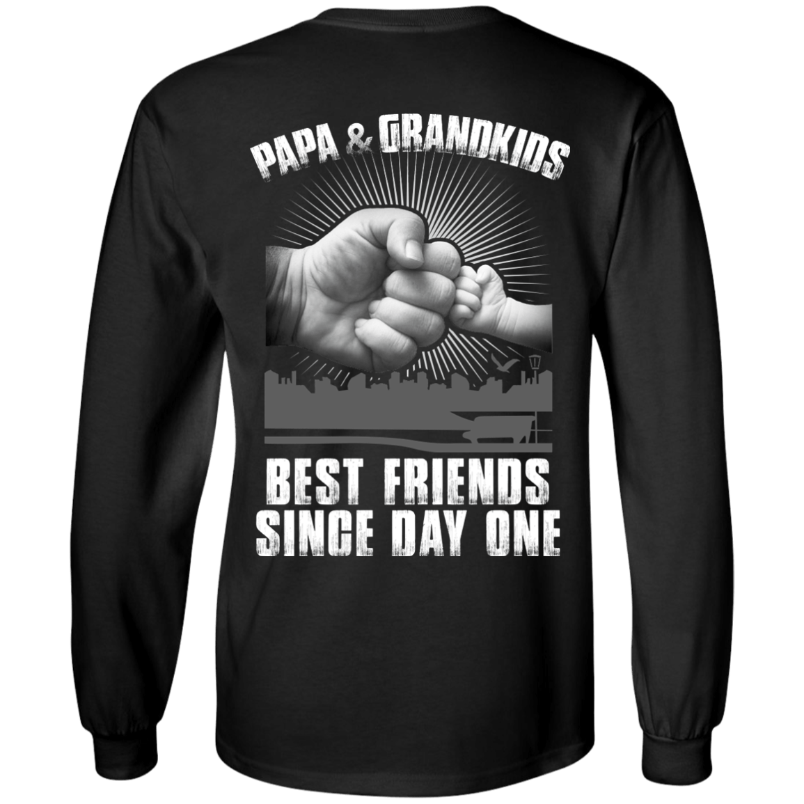Papa And Grandkids Best Friends Single Day One T-Shirt & Hoodie | Teecentury.com