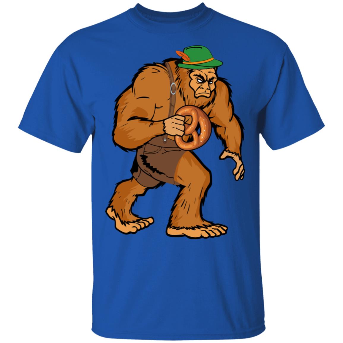 German Bigfoot Pretzel Funny Oktoberfest 2019 T-Shirt & Hoodie | Teecentury.com