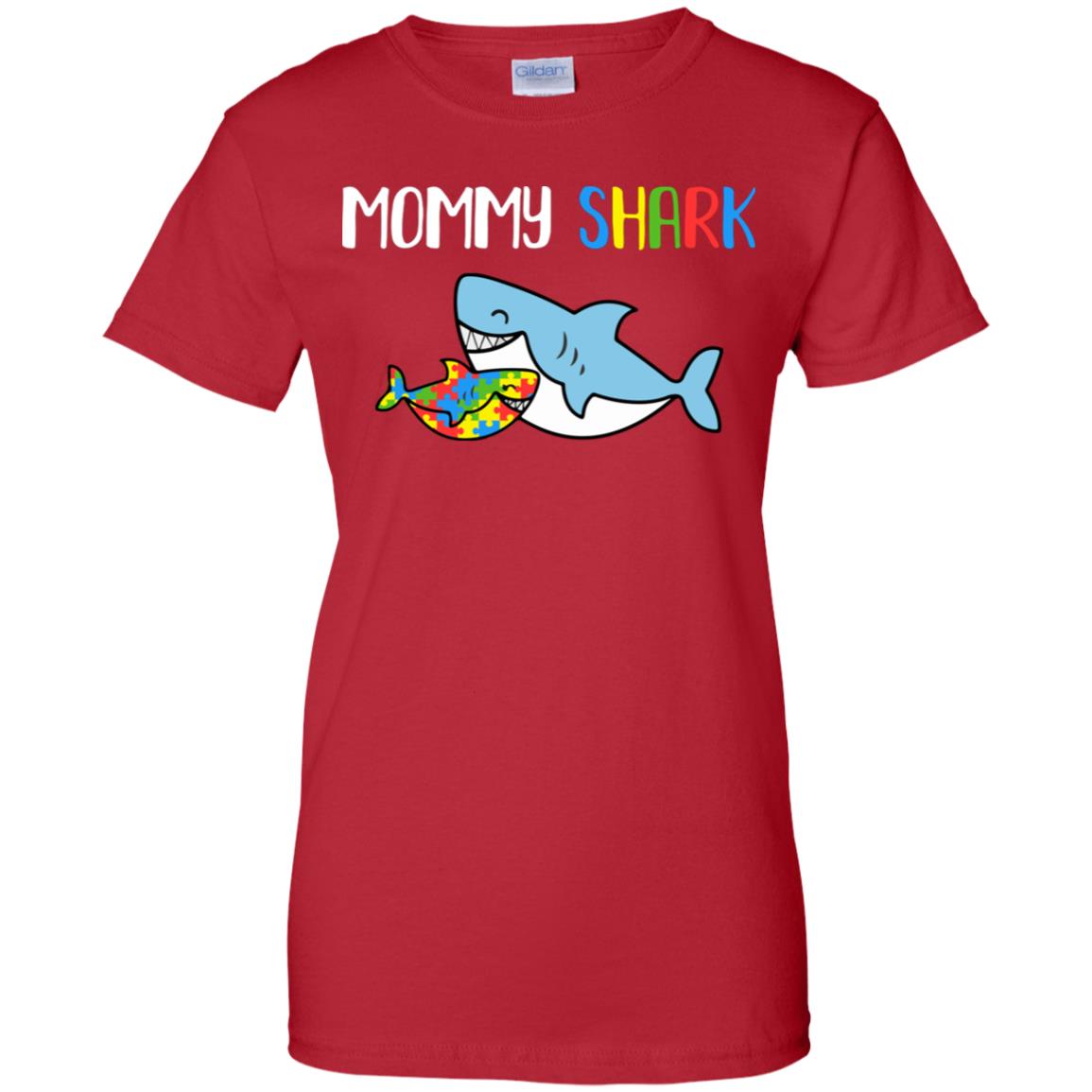 Mommy Shark Support Autism Awareness For Child T-Shirt & Hoodie | Teecentury.com