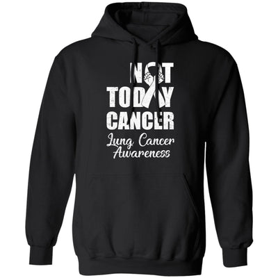 Support Lung Cancer Awareness White Ribbon Not Today T-Shirt & Hoodie | Teecentury.com