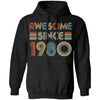 Awesome Since 1980 42th Birthday Gifts T-Shirt & Hoodie | Teecentury.com