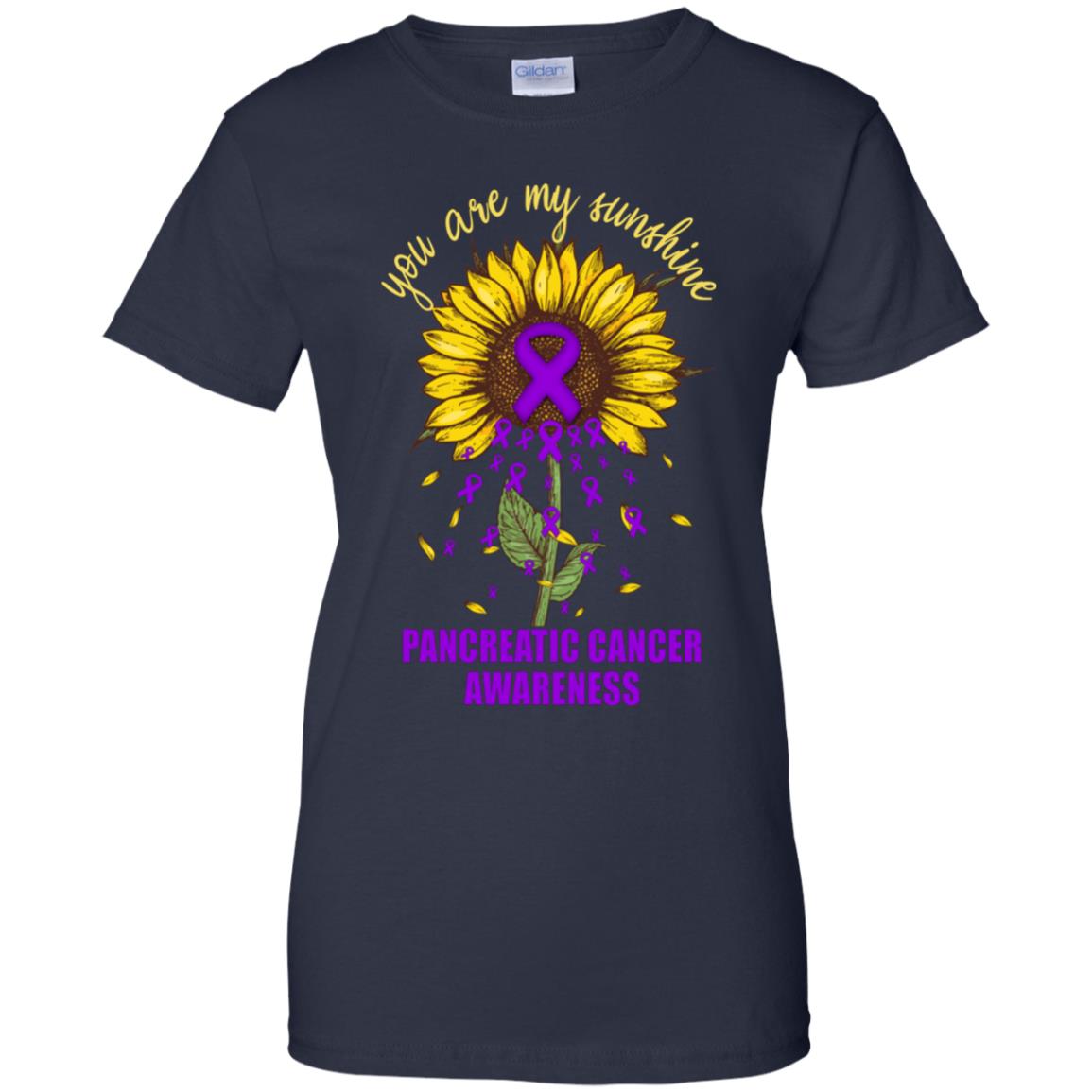 You Are My Sunshine Pancreatic Cancer Awareness T-Shirt & Hoodie | Teecentury.com