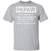 PaPaw Gifts Grandpa Definition Fathers Day T-Shirt & Hoodie | Teecentury.com