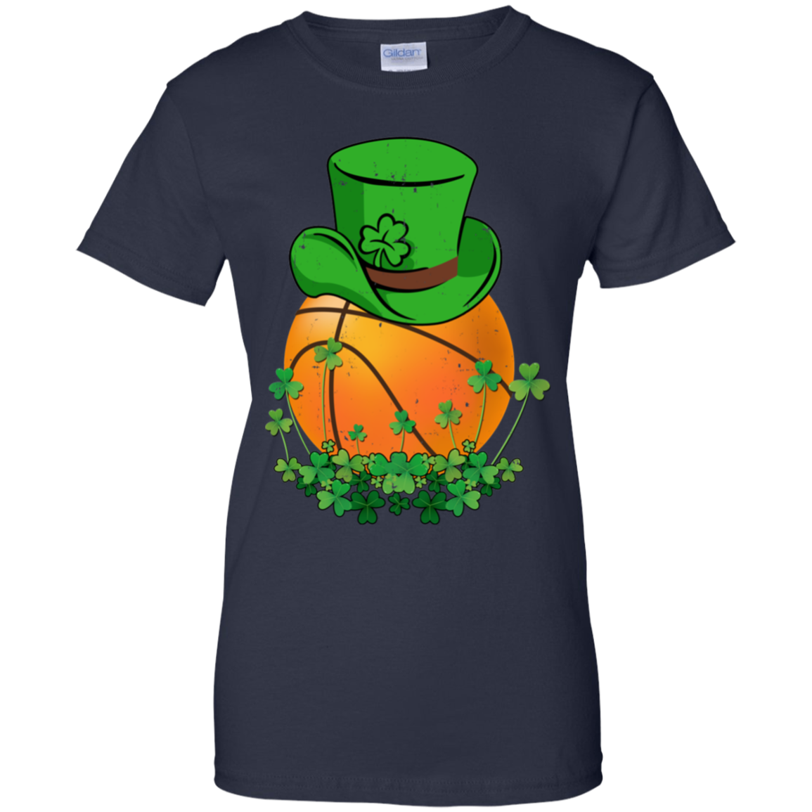 Shamrock Basketball Leprechaun St Patricks Day T-Shirt & Hoodie | Teecentury.com