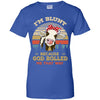 I'm Blunt Because God Rolled Me That Way Cow T-Shirt & Hoodie | Teecentury.com