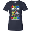 Autism Mom Some People Look To Their Heroes T-Shirt & Hoodie | Teecentury.com