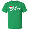 Funny Christmas Couple Matching Mr And Mrs Santa Hat T-Shirt & Sweatshirt | Teecentury.com