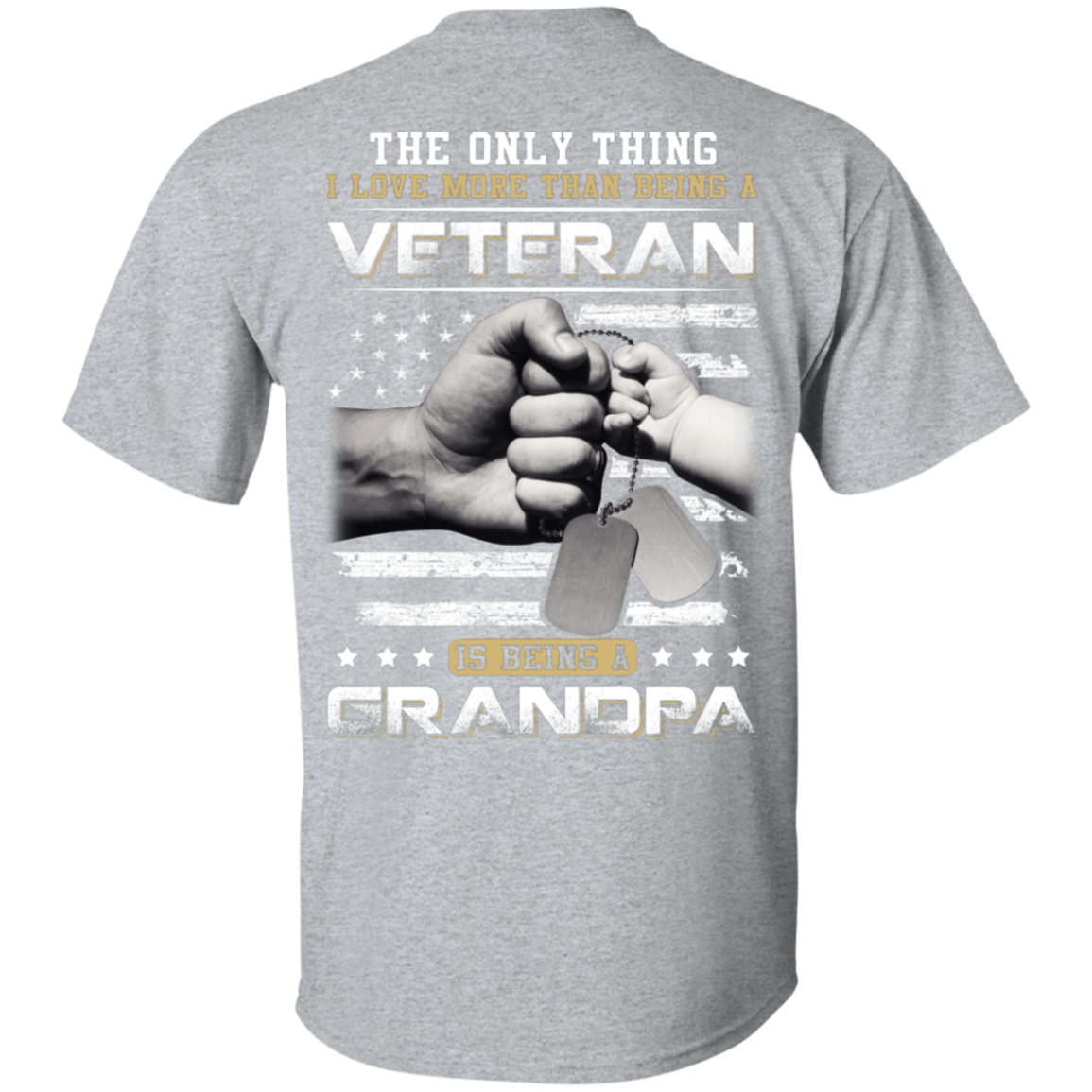 I Love More Than Being A Veteran Is Being A Grandpa T-Shirt & Hoodie | Teecentury.com