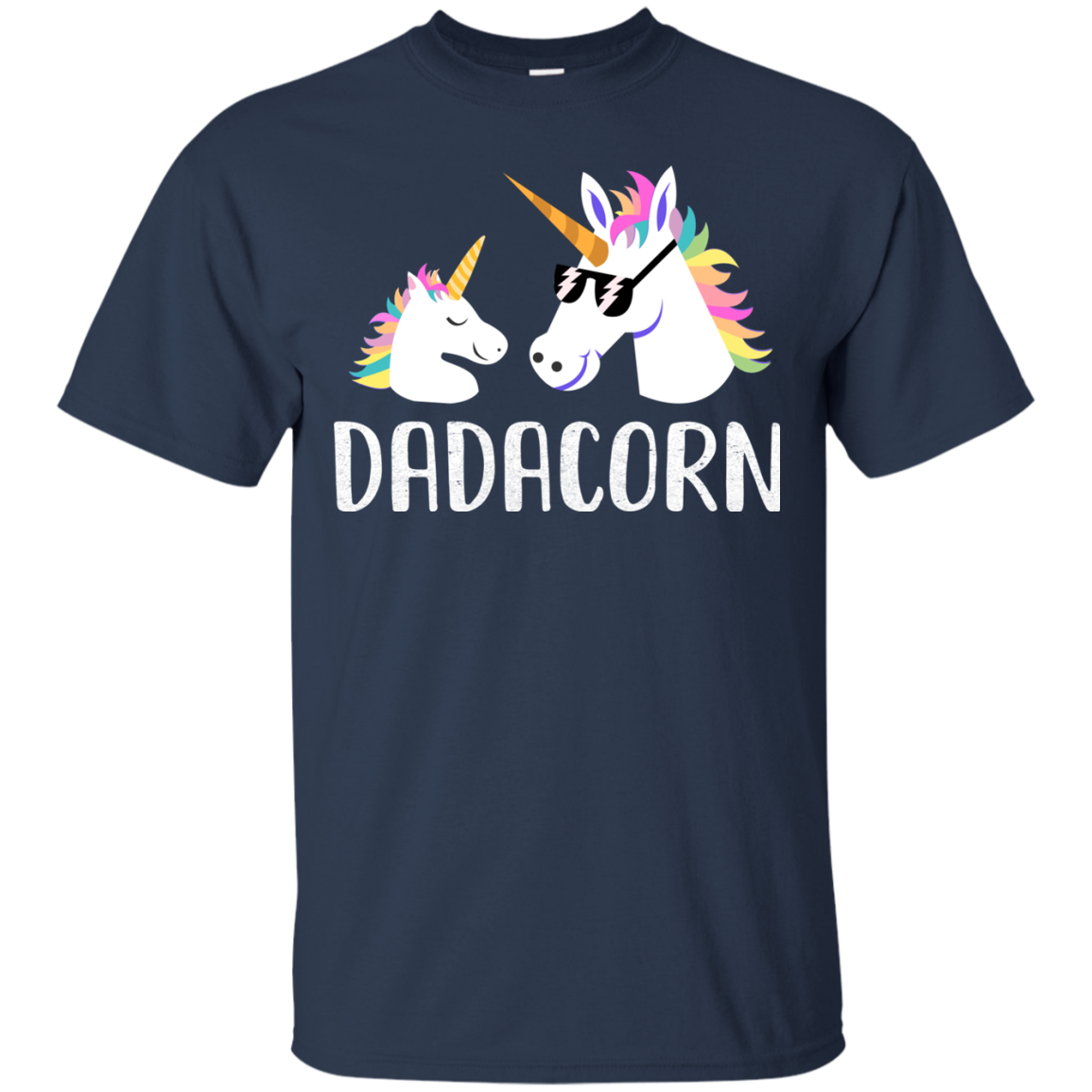Dadacorn Unicorn Dad And Baby Fathers Day Gifts T-Shirt & Hoodie | Teecentury.com