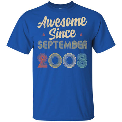 Awesome Since September 2008 Vintage 14th Birthday Gifts T-Shirt & Hoodie | Teecentury.com