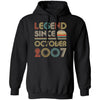 Legend Since October 2007 Vintage 15th Birthday Gifts T-Shirt & Hoodie | Teecentury.com