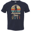 Vintage Flossing Awesome Since 2011 11th Birthday Gift Youth Youth Shirt | Teecentury.com